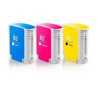 GSwReJ Cartuchos de Tinta de reemplazo de 10 Paquetes compatibles con Varios Modelos DesignJet 500 500PS 800 800PS 815MFP 820MFP(3PCS C M Y)