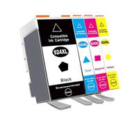 GSwReJ Compatible con Suministros de Impresora 924 924E 924XL Cartucho de Tinta para Impresora OfficeJet Pro 8135e 8134e 8132e 8122e 8124e 8125e 8120e 8130e(One Set)