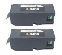 GSwReJ T04D0 C13T04D000 Caja de Mantenimiento de Tinta Compatible E04D0 para ET-7700 ET-7750 L7160 L7180 L7188 L7880 Tanque de Tinta Residual(2PCS)