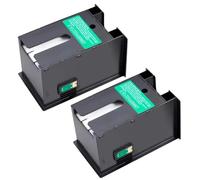 GSwReJ Tanque de Mantenimiento Compatible para WP-4011 WF-4521 WF-5113 WF-5623 WF-5191 WF-5621 PXBMB2 Caja de Mantenimiento de la Impresora con Chip(T6710 2pcs)