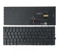 GSwReJ Teclado Compatible con 840 G7 G8 745 G7 Canadiense francés CF Italiano IT Latin LA NE portátil con Puntero sin retroiluminación(Italian)