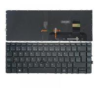 GSwReJ Teclado Compatible con 840 G7 G8 745 G7 Canadiense francés CF Italiano IT Latin LA NE portátil con Puntero sin retroiluminación(Canadian French)