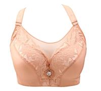 GSXLZ Brasieres De Mujer Sujetador Push up de Talla Grande, sin Costuras, Tallas 48, 50 y 52, for Mujer, Tallas 40 a 52(40 90,Beige_G)