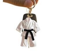 GSXLZ Charm Bolso Taekwondo Suit Pendant Keychain,Sports Themed 2D Ornament Charm,Hanging Decoration For Car,Bags,Festive,Party