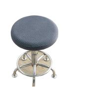 GSXLZ Funda Taburete Redondo 3 Piezas Fundas Redondas Fundas elásticas for cojín de Barra Funda de cojín Lavable for Silla de 30-40 cm(Gray1)