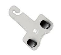 GSXOZCET 1 Piezas Gancho para el Respaldo del Asiento del Coche, para Peugeot 508 607 806 807 1007 2008 Ganchos para Asiento de Coche,Organizador De Asiento De Coche,D/White