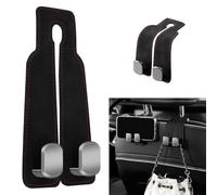 GSXOZCET 2 Piezas Gancho para el Respaldo del Asiento del Coche, para Ford Fiesta 2017-2023 Ganchos para Asiento de Coche,Organizador De Asiento De Coche,C/Black