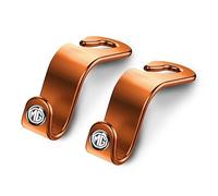 GSXOZCET 2 Piezas Gancho para el Respaldo del Asiento del Coche, para MG MG4 EV XPOWER 2000-2024 2025 Ganchos para Asiento de Coche,Organizador De Asiento De Coche,D/Gold