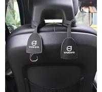 GSXOZCET 2 Piezas Gancho para el Respaldo del Asiento del Coche, para Volvo S90 2018-2019 Ganchos para Asiento de Coche,Organizador De Asiento De Coche,A/Black
