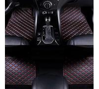 GSXOZCET 4 Piezas Alfombrillas de Coche para MG ZS 2017-2023 2024 2025 Hybrid Impermeable Antideslizantes Alfombras del Piso Moqueta Protección Accesorios,G/Black Red