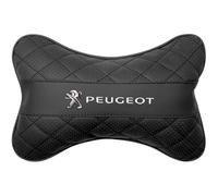 GSXOZCET Almohada para el Cuello del Coche, para Peugeot 308 III Allure Pack 2021-2024 Reposacabezas para Coche Almohada,CóModas Transpirables,Almohada Cervical Ajustable Coche,Black