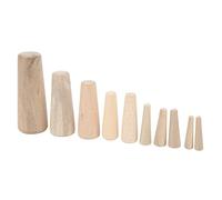 Gsycle 10 Tapones de Emergencia de Madera para embarcaciones, Suaves y fáciles Instalar, con Forma cónica, Drenaje Emergencia a través del Casco, para Piezas y Accesorios ba