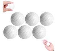 Gsycle 6 Pelotas de Golf Luminosas LED, Brillan en la Noche Oscura con Bolas Entrenamiento práctica Goma sintética LED Brillantes para Juegos nocturnos de Golf al Aire Crepúsculo (Red)