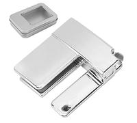 Gsycle Ajustador de cintura, pantalones con hebilla de clip retráctil para cintura, multifunción, hebilla con clip para cinturón, pantalones, hebilla con clip retráctil para la vida (Plata)