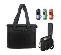 Gsycle Bolsa de transporte para cafetera monodosis | Estuche de transporte para cafetera de viaje apto para K-Mini Mate, bolsa de almacenamiento portátil con asa superior