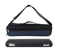 Gsycle Bolsa de Transporte para Flauta, Estuche portátil para Flauta de 17 Orificios, Bolsa de Transporte de Tela Oxford con Correa de Hombro Ajustable y Forro de Franela