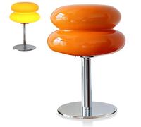 Gsycle Lámpara De Mesa De Tarta De Huevo, Escritorio De La Lámpara De Hongos Con Energía USB Lámparas De Mesa De Vintage Lampara Naranja Luz Naranja Para La Sala De Estar De Dormitorio