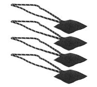 Gsycle Ley de Bucle de micrófono de 4pcs, Fuerza de extracción de 50 LB Mezcla de Tela de Radio Soporte de micrófono de Radio Clip Clip Mic Clip para Accesorios de Chalecos (Cable Largo)