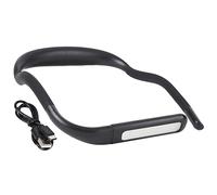 Gsycle Luz De Lectura Para El Cuello, Luces De Lectura De Luz LED Flexibles Ajustables Con Brillo De Color Lampara De Cuello Para Leer Luzs Lectura Libros Cama Para Libros Que Acampan (Negro)