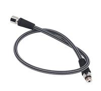 Gsycle Manguera reguladora de Alta presión para Buceo, Manguera Profesional Alta presión Buceo Tejida con Fibra de Carbono, Rosca 7/16-20UNF para Calibre H P, Flexible y Resistente (65CM)