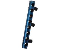 Gsycle Partita de Vino Colgante de 8 Agujeros, Soporte para la Botella de Vino de la Pared de Acero Inoxidable Organizador de Bares de Licor (Azul)