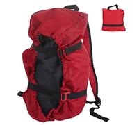 Gsycle Rock Climbing Rope Storage Bag, Foldable Arborist Equipment Bucket Backpack Gear Carrier Accessories with Shoulder Strap for Outdoor Camping Hiking (Rojo)