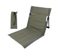 Gsycle Silla de Campamento portátil, Silla Plegable Liviana compacta cómoda Silla de sillón Singular con Respaldo para Pesca al Aire Libre para Acampar (Verde)