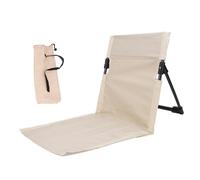 Gsycle Silla de Campamento portátil, Silla Plegable Liviana compacta cómoda Silla de sillón Singular con Respaldo para Pesca al Aire Libre para Acampar (Caqui)