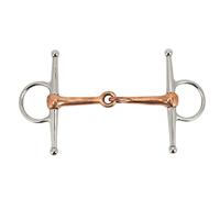 Gsycle Snaffle de mejilla Completa del Caballo, Acero Inoxidable de 125 mm Collar de Broca de Snaffle de Caballo para Accesorios para Caballos al Aire Libre