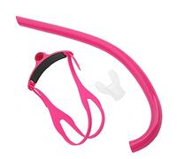 Gsycle Snorkel de natación para Entrenamiento, Tubo respiración montado en la Parte Delantera con Boquilla Silicona Correa para la Cabeza Ajustable Equipo de Snorkel montado en el Centro (Día)