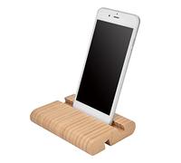 Gsycle Wood Cell Phone Stand | Wooden Tablet Stand for Desktop Wood Cell Phone Holder Desk Tablet Holder Mobile Stand for All Phones