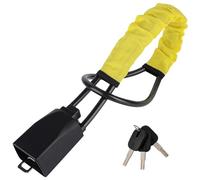 GSYDMHLKP Antirrobo Coche Bloqueo Volante para Volvo EX30 S40 S60 S90 XC40 XC60 EX30 EX90 XC70 XC90 V40 V60 V90 S80 S80L Dispositivo antirrobo Alta Visibilidad Bloqueo Volante Barra Bloqueo antirrobo