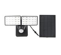 GSYFDZSWZX Fengyan Luces de Paisaje 1Pollo Lámpara LED 80leds Dual Head Sensor de Radar Sensor Sensor Spotlight Impermeable Solar Jardín Luz Super Brillante Yard Flood LED Farola (Color emisivo : 1)