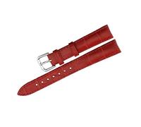 GSZCCZS 12 14 16 18 18 20 22 mm Reloj Strap Genuine Watch Band Accesorios Reloj de cuero Bank de correa para correa (negro, 14 mm)