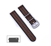 GSZCCZS 18 mm 20 mm 22 mm Corola de nylon Correa militar de resorte para accesorios de relojes Pulseras de reemplazo (C, 18 mm)