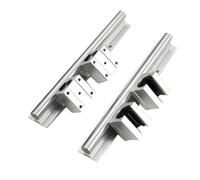 GSZCCZS 2pcs Rail Lineal SBR16 1500 mm + 4 PCS SBR16UU Bloques de rodamiento Lineal para Piezas CNC Guía Lineal de 16 mm