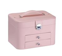 GSZCCZS Anillos DE ALTACIÓN Portable DE BOJILLA Porta Capacidad Caja para JEYCHA PULSADA con HOR HOMBRADA con CLAQUEO (E 24.5cm)