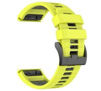 GSZCCZS Banda de reloj de 26 mm para Fenix 7x Pro/ 7x/ 6x/ 6x Pro/ 5x/ 5x Plus/ 3/ Fenix 3 HR, 26 mm Correa de silicona suave de ajuste rápido