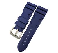 GSZCCZS Banda de reloj de goma 22 mm 24 mm 26 mm Correa de reloj de silicona para Panerai Sumersible Luminor Pam Pulsera impermeable