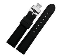 GSZCCZS Banda de reloj de silicona para GT2 007 BM8475 Relojes Correos Accesorios Sports Sports Sportband de 20 mm 22 mm Correos impermeables negros