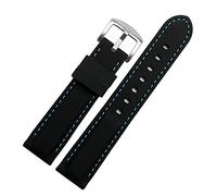 GSZCCZS Banda de reloj de silicona para GT2 007 BM8475 Relojes Correos Accesorios Sports Sports Sportband de 20 mm 22 mm Correos impermeables negros