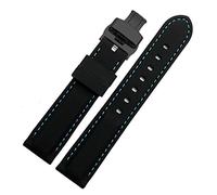 GSZCCZS Banda de reloj de silicona para GT2 007 BM8475 Relojes Correos Accesorios Sports Sports Sportband de 20 mm 22 mm Correos impermeables negros