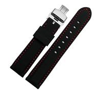 GSZCCZS Banda de reloj de silicona para GT2 007 BM8475 Relojes Correos Accesorios Sports Sports Sportband de 20 mm 22 mm Correos impermeables negros