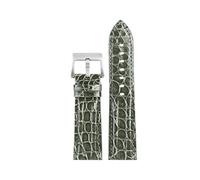 GSZCCZS Banda para correa de reloj de cocodrilo de 23 mm para 5000 5015 Fathoms Mira la hebilla plegable de la correa suave del azul negro