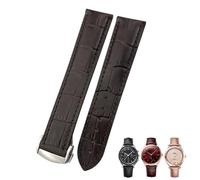 GSZCCZS Bandas de reloj de cuero 18 mm 19 mm 20 mm 21 mm 22 mm, para la banda de relojes Omega Black Blue Brown Store