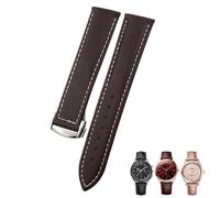 GSZCCZS Bandas de reloj de cuero 18 mm 19 mm 20 mm 21 mm 22 mm, para la banda de relojes Omega Black Blue Brown Store