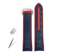 GSZCCZS Bandas de reloj de silicona de goma para Omega Seamaster 300 Speedmaster Strap Watchband Moon Watch Strap 20 mm 22 mm