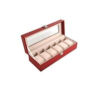 GSZCCZS Caja de Reloj de Cuero PU, Caja de Almacenamiento con Cubierta Transparente, Conjunto de joyero, Caja Expositor de Relojes