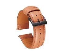 GSZCCZS Corcha de cuero Damas Accesorios para hombres Hebilla sólida Correa de cuero de hebilla de acero inoxidable (D, 20 mm)