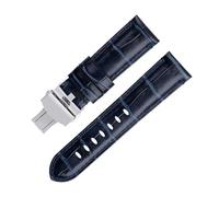 GSZCCZS Correa de reloj de piel de vaca suave de bambú auténtica de 20 mm, 22 mm, 24 mm, para correa para accesorios de cinturón de serie, 22mm